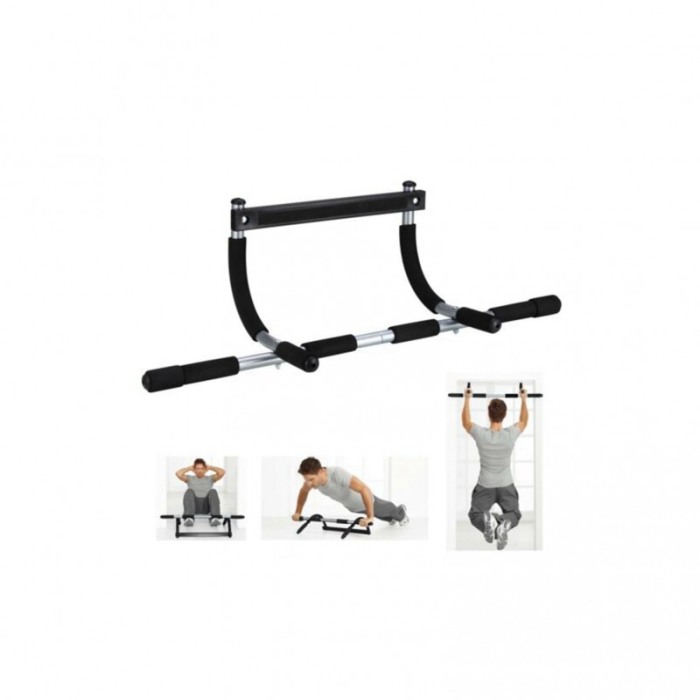 Bara pentru tractiuni Workout Tractor, portabila, negru/argintiu,50.5 x 9 x 19 [4]