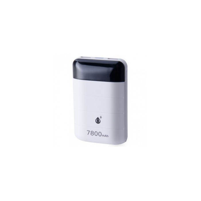 Baterie Externa Powerbank 7800 mAh ,2 Porturi USB Pentru Incarcare , Lanterna culoare Alb [2]