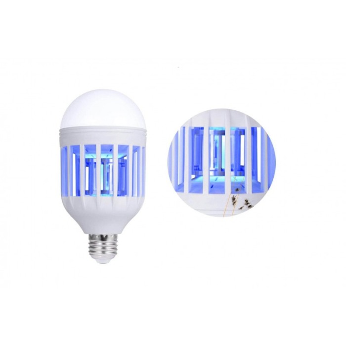 Bec Led anti-insecte Catch me, raza de actiune 40mp, dulie E27,lumina alba, sigur pentru sanatate, alb, doty [4]