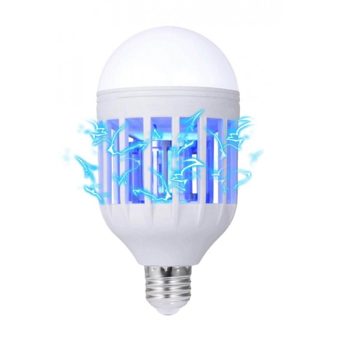 Bec Led anti-insecte Catch me, raza de actiune 40mp, dulie E27,lumina alba, sigur pentru sanatate, alb, doty [3]