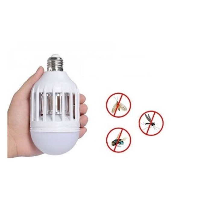 Bec Led anti-insecte Catch me, raza de actiune 40mp, dulie E27,lumina alba, sigur pentru sanatate, alb, doty [5]