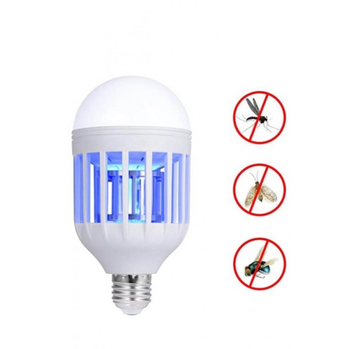 Bec Led anti-insecte Catch me, raza de actiune 40mp, dulie E27,lumina alba, sigur pentru sanatate, alb, doty [2]