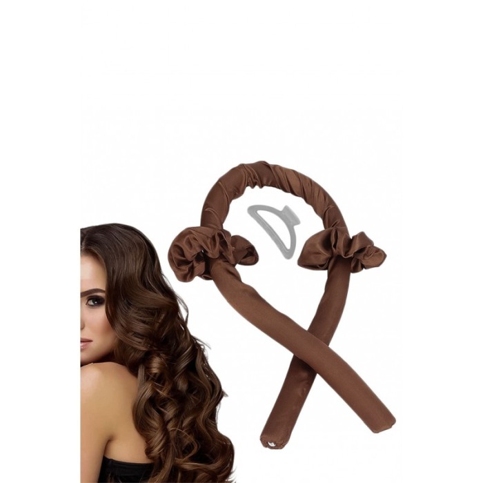 Bigudiu tip panglica RibbonCurl, accesorii incluse, usor de utilizat, 90 cm, maro [2]