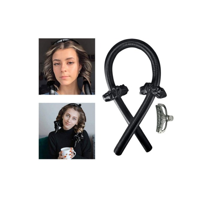 Bigudiu tip panglica RibbonCurl, accesorii incluse, usor de utilizat, 90 cm , negru [7]