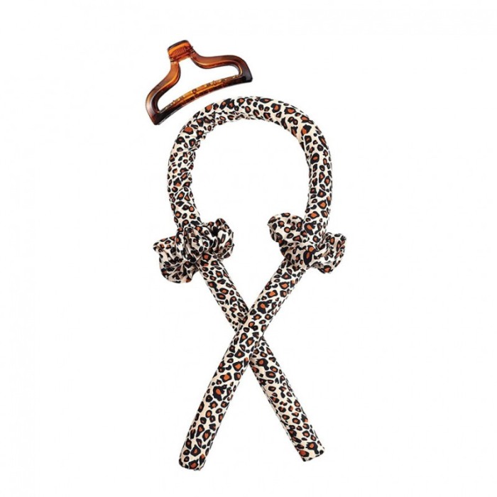 Bigudiu tip panglica RibbonCurl, accesorii incluse, usor de utilizat, 90 cm , print leopard, multicolor [1]