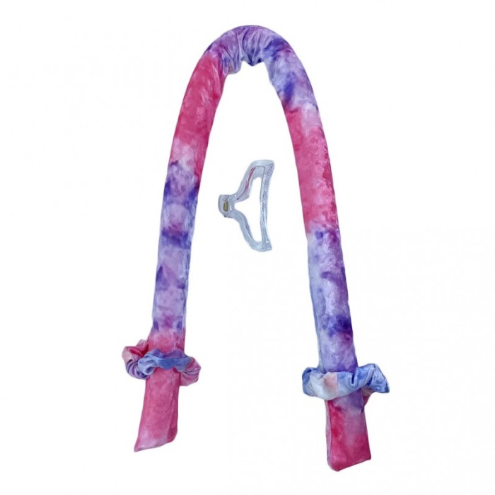 Bigudiu tip panglica RibbonCurl, model curcubeu, accesorii incluse, usor de utilizat, 90 cm , mov/roz [5]