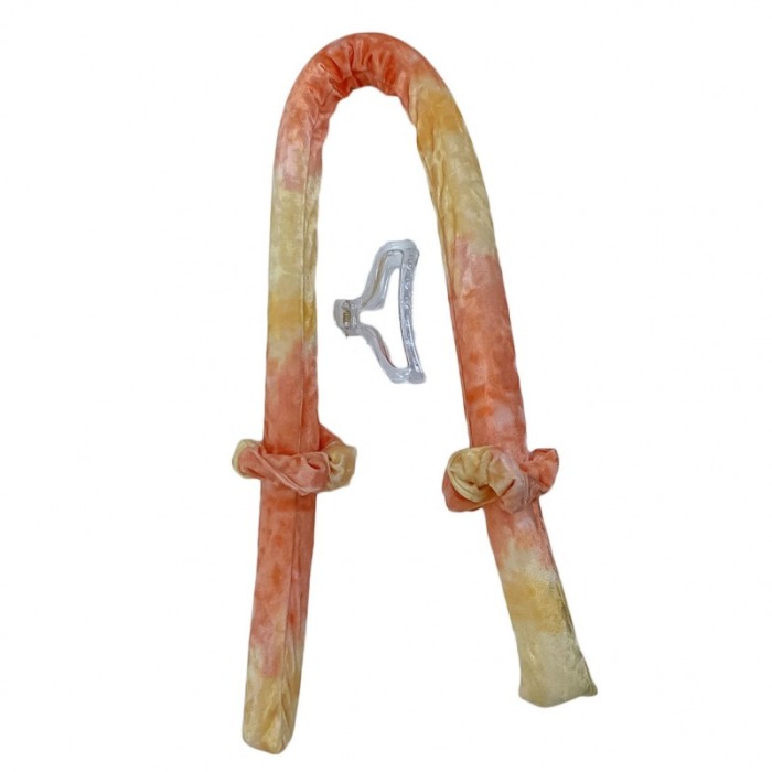 Bigudiu tip panglica RibbonCurl, model curcubeu, accesorii incluse, usor de utilizat, 90 cm , portocaliu [2]