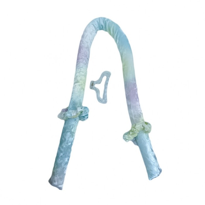 Bigudiu tip panglica RibbonCurl, model curcubeu, accesorii incluse, usor de utilizat, 90 cm , turcoaz/roz [3]