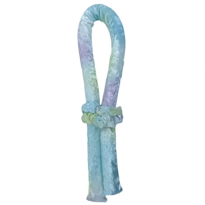 Bigudiu tip panglica RibbonCurl, model curcubeu, accesorii incluse, usor de utilizat, 90 cm , turcoaz/roz [4]
