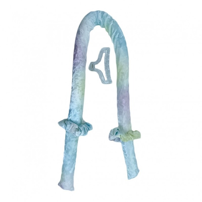 Bigudiu tip panglica RibbonCurl, model curcubeu, accesorii incluse, usor de utilizat, 90 cm , turcoaz/roz [2]
