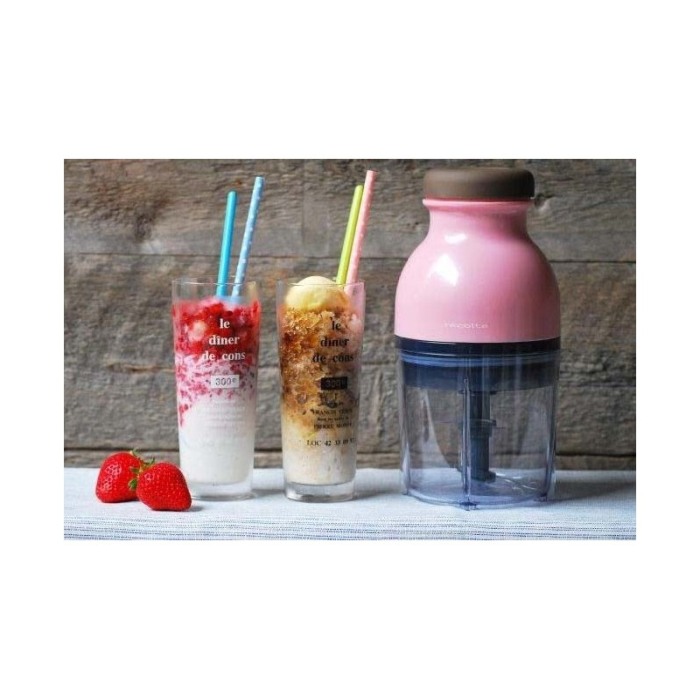 Blender Fast Chop, tip robot de bucatarie,taie,toaca, marunteste si amesteca,ergonomic si compact, 4 lame, roz,doty [9]