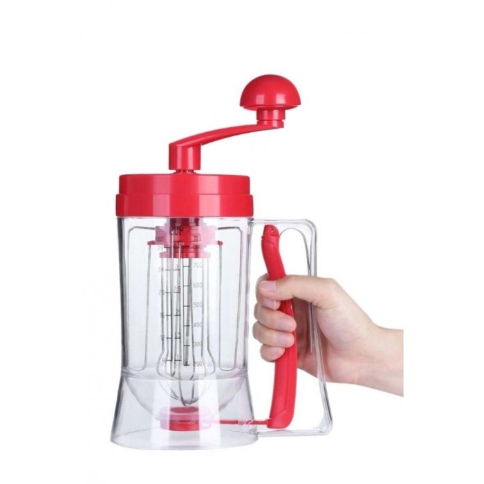 Blender manual pentru clatite si prajituri 2 in 1 , distribuitor aluat ,cana gradata,practic,usor de folosit si curatat, materia [5]