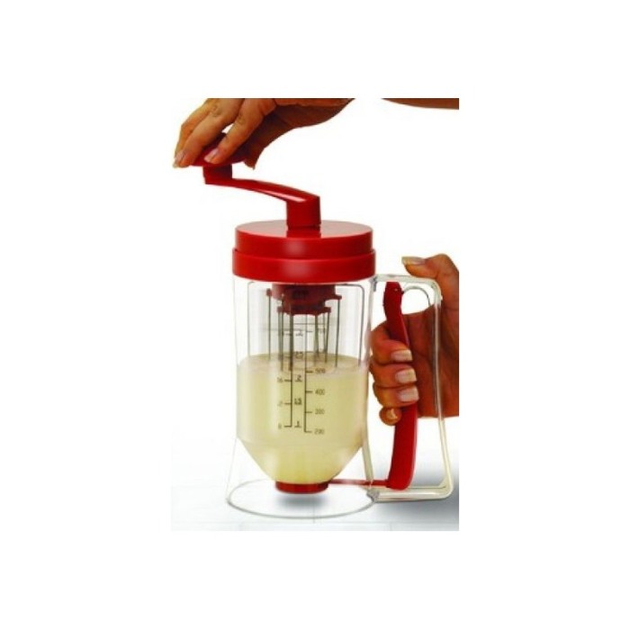 Blender manual pentru clatite si prajituri 2 in 1 , distribuitor aluat ,cana gradata,practic,usor de folosit si curatat, materia [4]