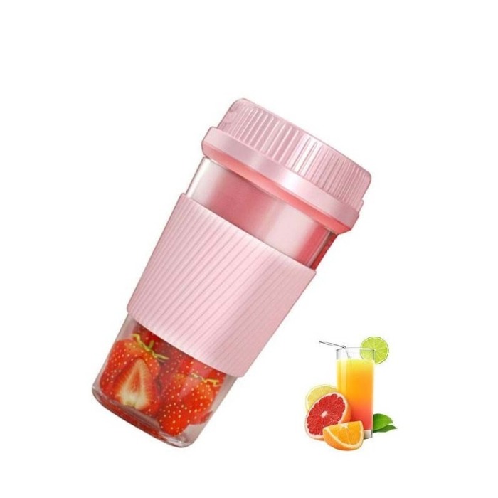 Blender portabil My Mini Juice, pentru suc de fructe sau smoothie, electric, reincarcare USB, baterie de 2400mAh, usor de folosi [4]