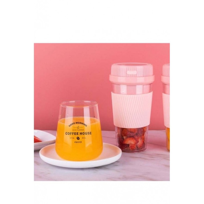 Blender portabil My Mini Juice, pentru suc de fructe sau smoothie, electric, reincarcare USB, baterie de 2400mAh, usor de folosi [9]