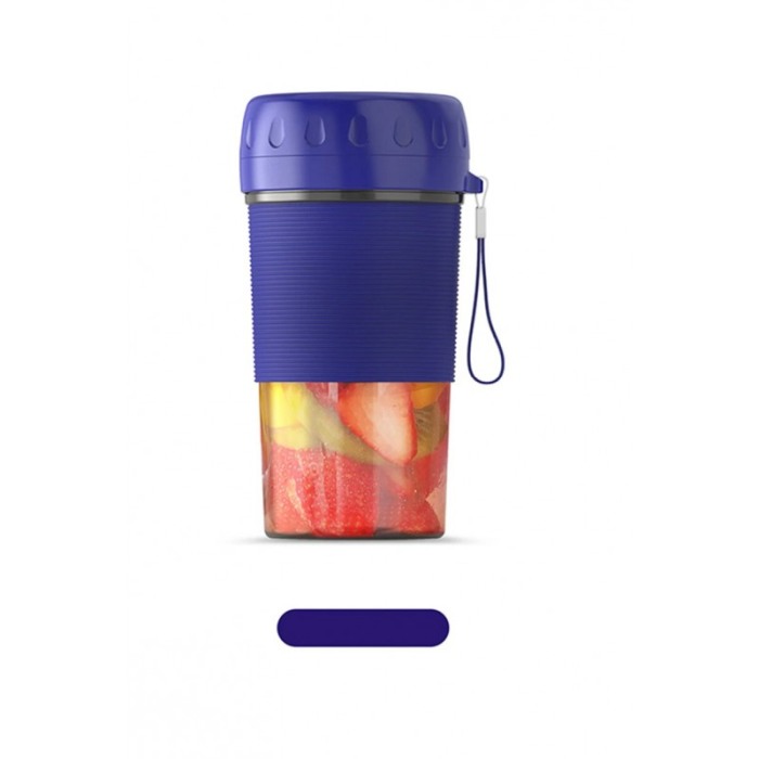 Blender portabil RawJuice, pentru suc de fructe sau smoothie, electric,300 ml, bleumarin [4]