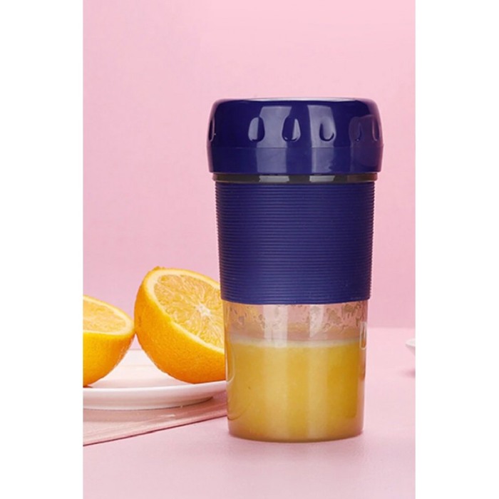 Blender portabil RawJuice, pentru suc de fructe sau smoothie, electric,300 ml, bleumarin [5]