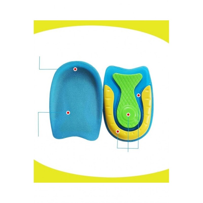 Branturi pentru calcaie HeelPillow, din silicon, 11.2x7.5 cm, pentru ameliorarea durerilor, Doty®️ [3]