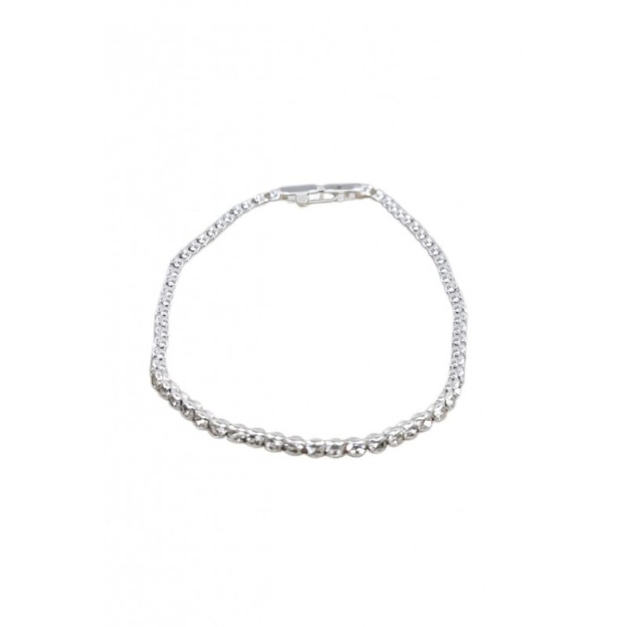 Bratara Petite Doty®, tip tennis, din aliaj, cu pietre din zirconiu, argintiu, 17 cm [2]