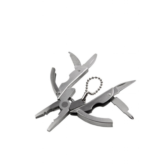 Breloc Multitool KeyBug 6 in 1, otel inoxidabil,design insecta, 5 x 3,5 x 1 cm , practic, argintiu [2]