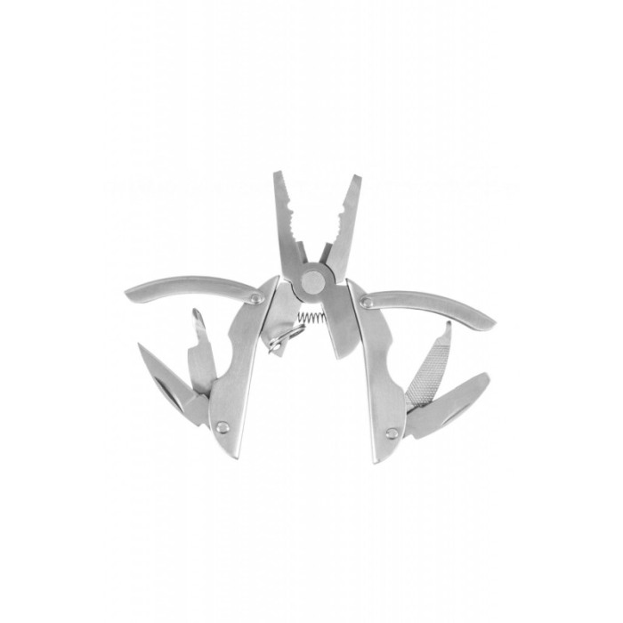 Breloc Multitool KeyBug 6 in 1, otel inoxidabil,design insecta, 5 x 3,5 x 1 cm , practic, argintiu [1]