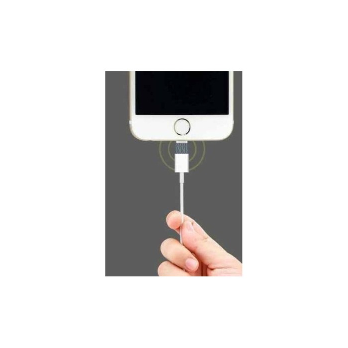 Cablu  incarcare cu USB,  lightning  , 1 m ,   Argintiu,Doty [3]