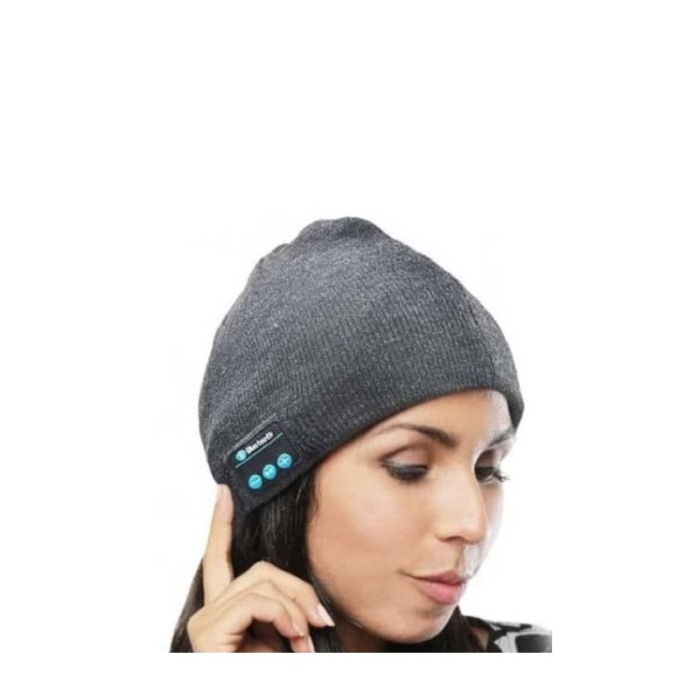 Caciula unisex SmartSound, cu casti Bluetooth incorporate si microfon Handsfree, compatibilitate universala, gri, Doty®️ [4]