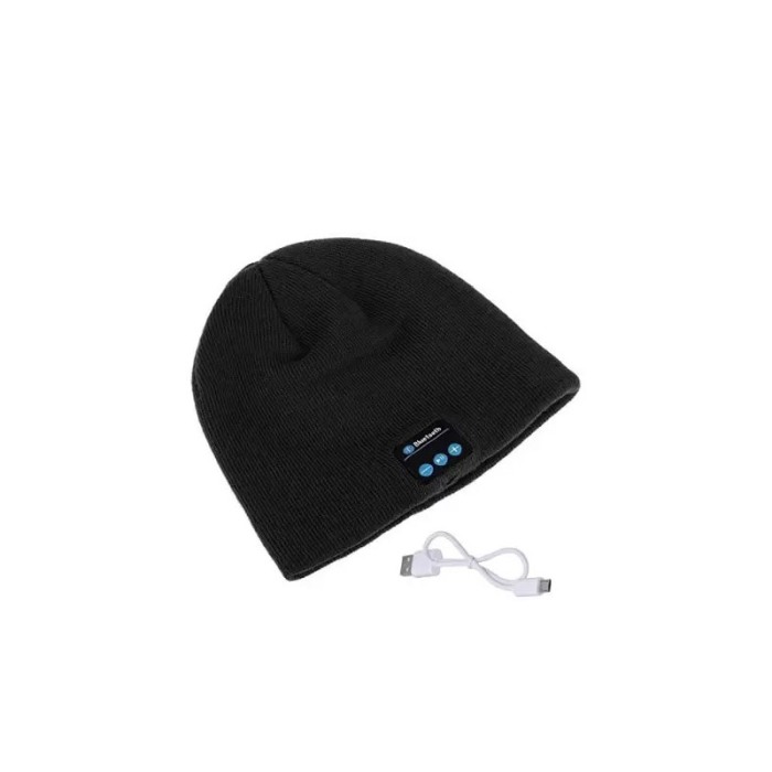Caciula unisex SmartSound, cu casti Bluetooth incorporate si microfon Handsfree, compatibilitate universala, neagra, Doty®️ [2]