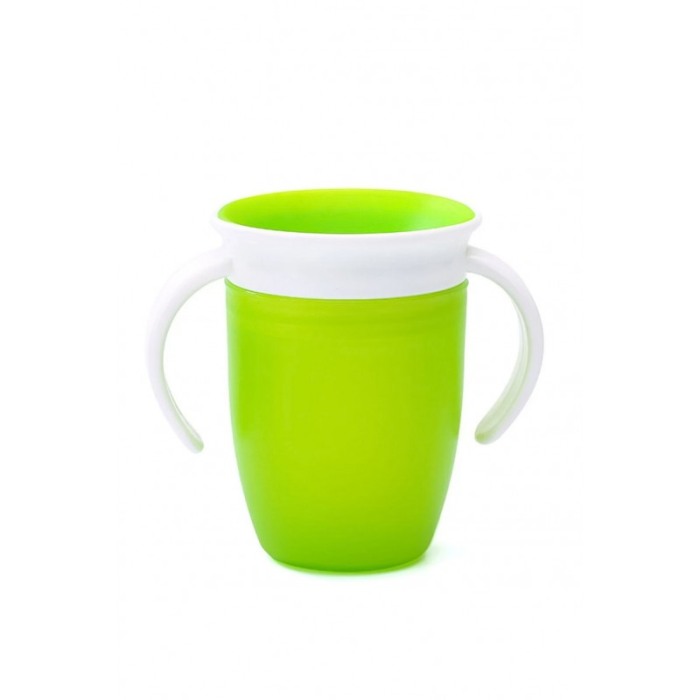 Cana pentru bebelusi 360 Safe Drink, materiale sigure, 200 ml, verde [1]