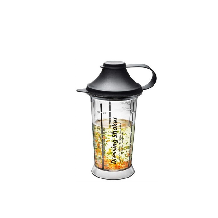 Cana shaker multifunctionala Fast Shake, gradata, accesorii incluse,practica, 300 ml, negru [3]