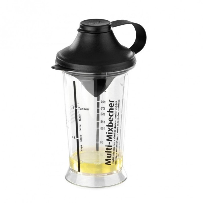 Cana shaker multifunctionala Fast Shake, gradata, accesorii incluse,practica, 300 ml, negru [4]