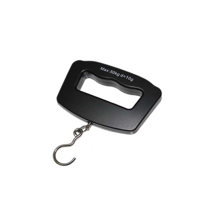 Cantar de mana, pentru bagaje,afisaj electronic, pana la 50 kg, portabil, 2 baterii incluse, negru, doty [3]