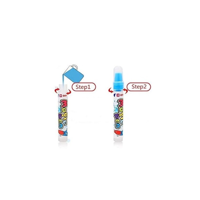 Carte de colorat Magic WaterDraw, carioca inclusa, cu apa, 8 pagini, model cu animalele oceanului, Doty®️ [3]