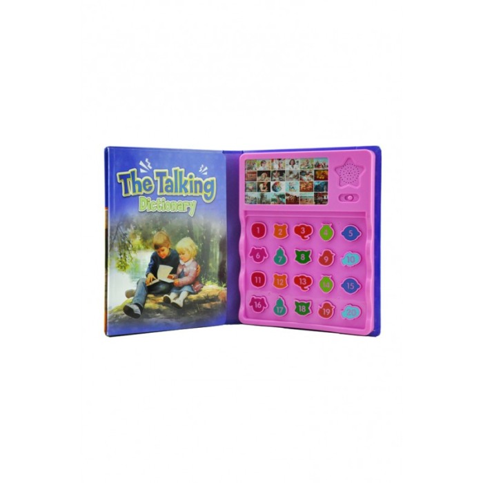 Carte interactiva si educativa TalkativeBook Doty®, 500 de cuvinte de baza, in limba engleza, efecte sonore, multicolora [1]