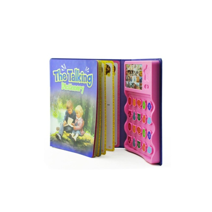 Carte interactiva si educativa TalkativeBook Doty®, 500 de cuvinte de baza, in limba engleza, efecte sonore, multicolora [3]