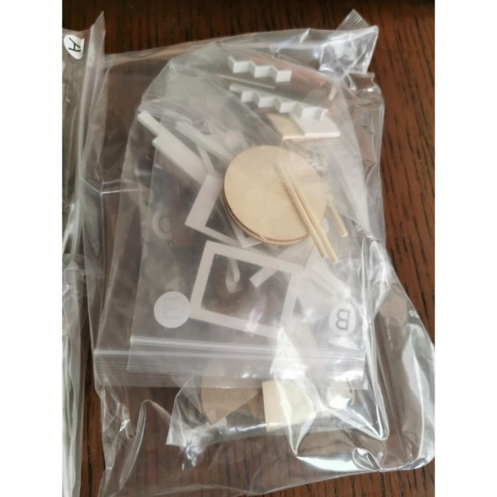 Casa de construit, artizanala din lemn DIY, dimensiune 19 cm, cu leduri si accesorii, Doty [2]