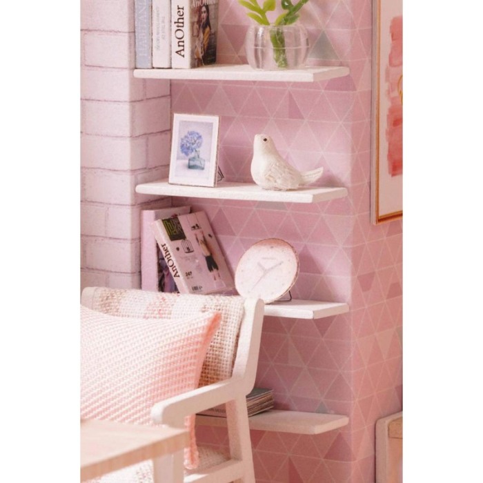Casa de construit DIY Dream Loft, miniatura artizanala, scala 1:24, cu leduri si accesorii, Doty®️ [9]