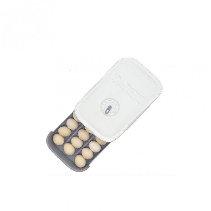 Caserola tip cutie pentru oua EGGS, cu afisarea datei, capacitate 19-21 oua, 32 x 21 x 8 cm, Doty®️ [5]