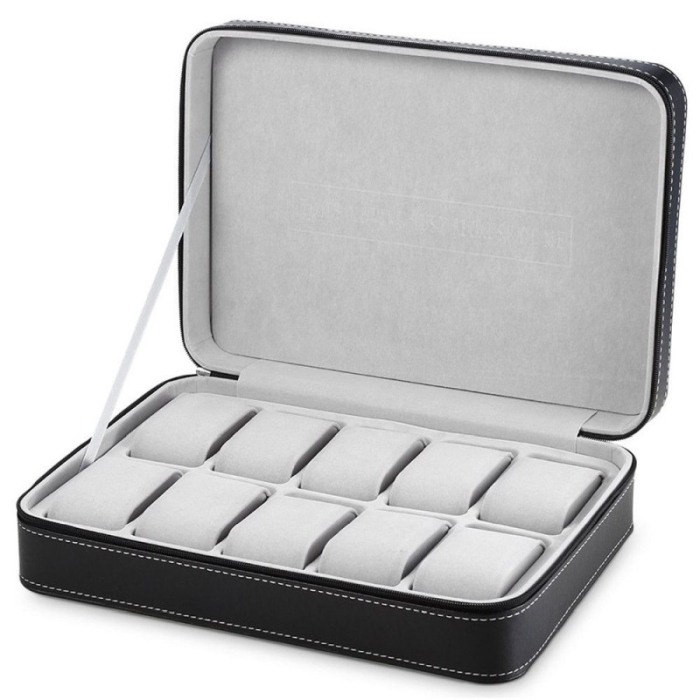 Caseta cu 10 spatii pentru transportul si depozitarea ceasurilor deluxe [6]