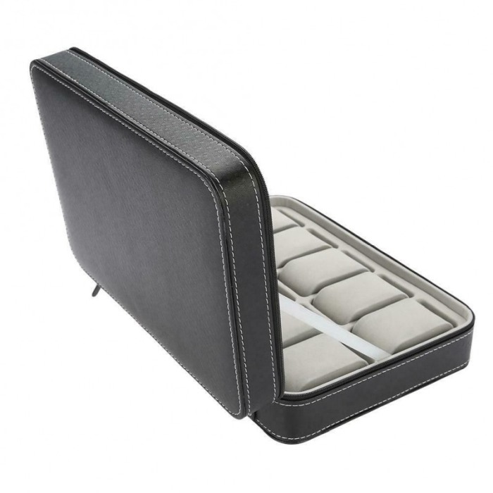 Caseta cu 10 spatii pentru transportul si depozitarea ceasurilor deluxe [2]