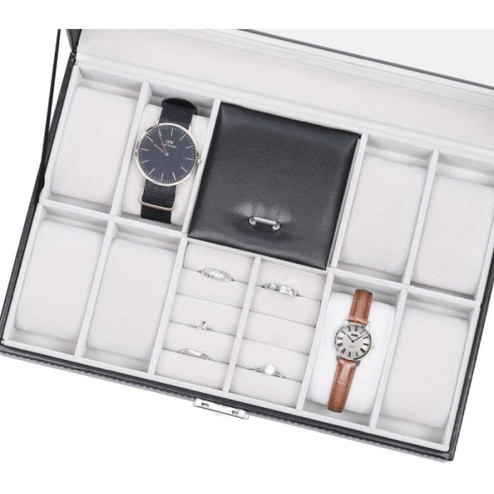 Caseta pentru 8  ceasuri si spatiu pentru  bijuterii Doty [2]