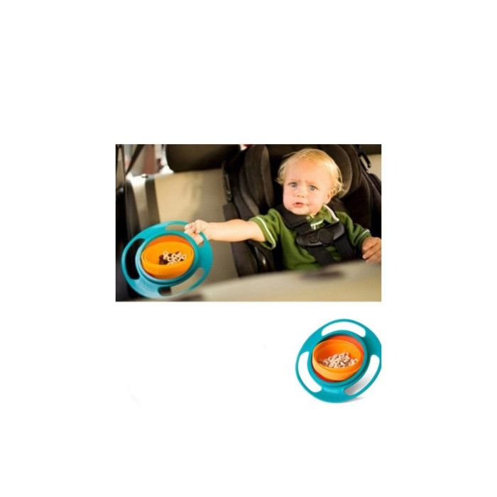 Castron hranire Spinning Bowl, pentru bebelusi si copii, multicolor, 17x 18 cm, Doty [6]