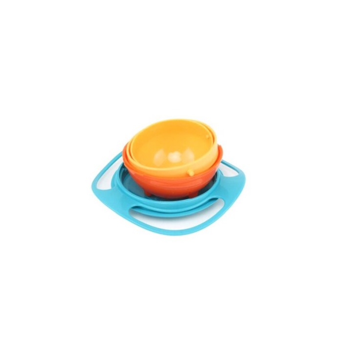Castron hranire Spinning Bowl, pentru bebelusi si copii, multicolor, 17x 18 cm, Doty [3]