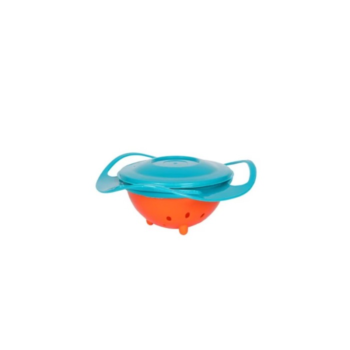 Castron hranire Spinning Bowl, pentru bebelusi si copii, multicolor, 17x 18 cm, Doty [5]