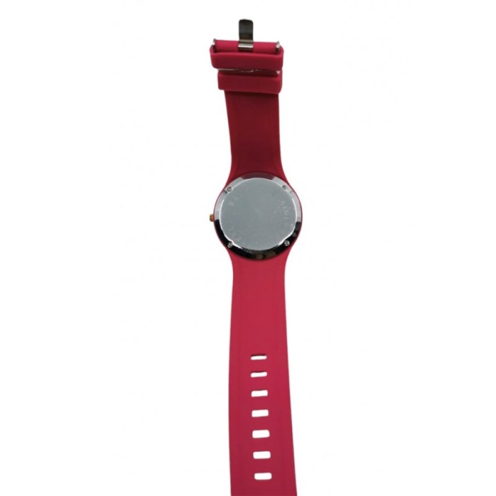 Ceas de mana Montana Doty®, Quartz, universal, curea din silicon, accente aurii, roz, resigilat [3]