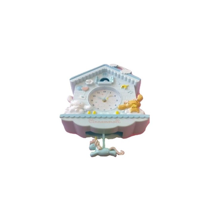 Ceas de perete decorativ Cute Wonderland, pentru camera copilului, 25x30x5 cm, albastru, Doty® [7]