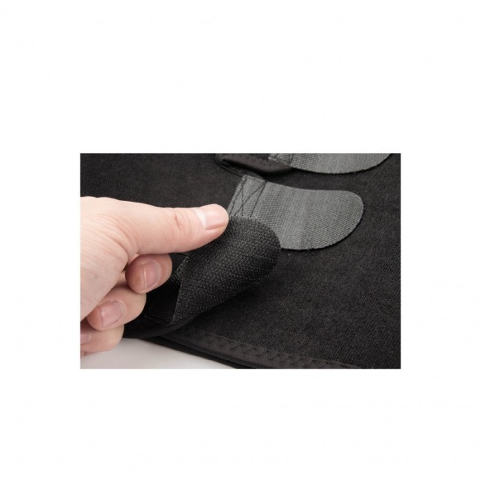 Centura 3 in 1 BodyBuild pentru slabit si modelat, ajustabila, confortabila, marime S/M, negru/galben [6]