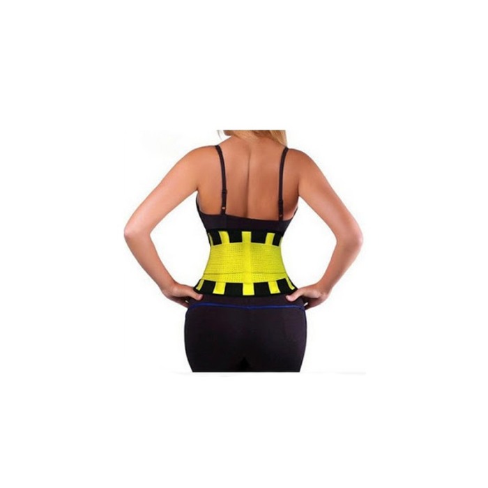 Centura de slabit Caliente Belt,masura 3XL, galben/negru [8]