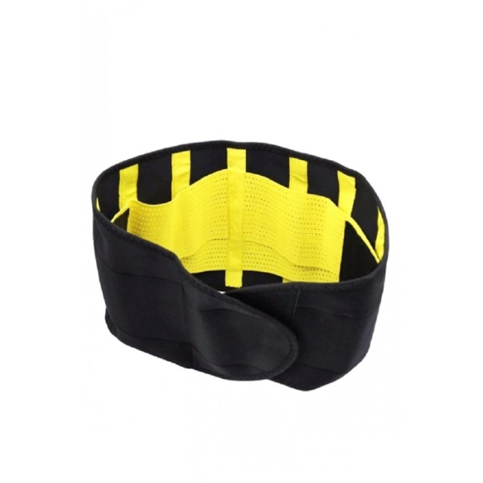 Centura de slabit Caliente Belt,masura L, galben/negru [7]