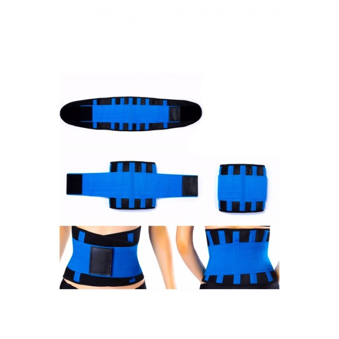 Centura de slabit Caliente Belt,masura XL, albastru/negru [5]